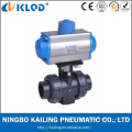 KLQD Marque Pneumatic Power PVC Material 1/2 Inch 2 Inch 4 Inch PVC Ball Valve